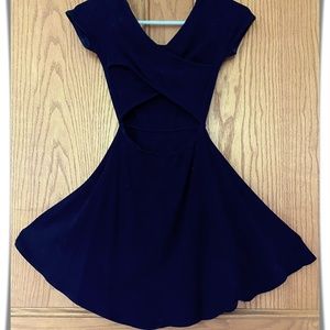 Black Skater Minidress